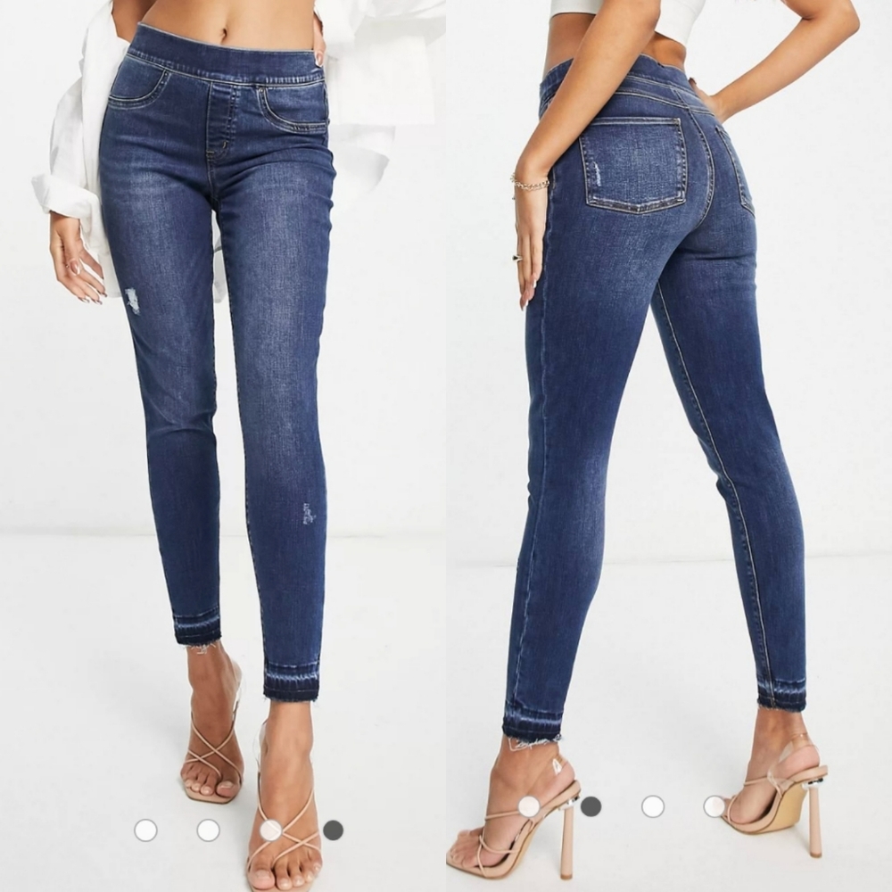 Spanx Distressed Skinny Jeans